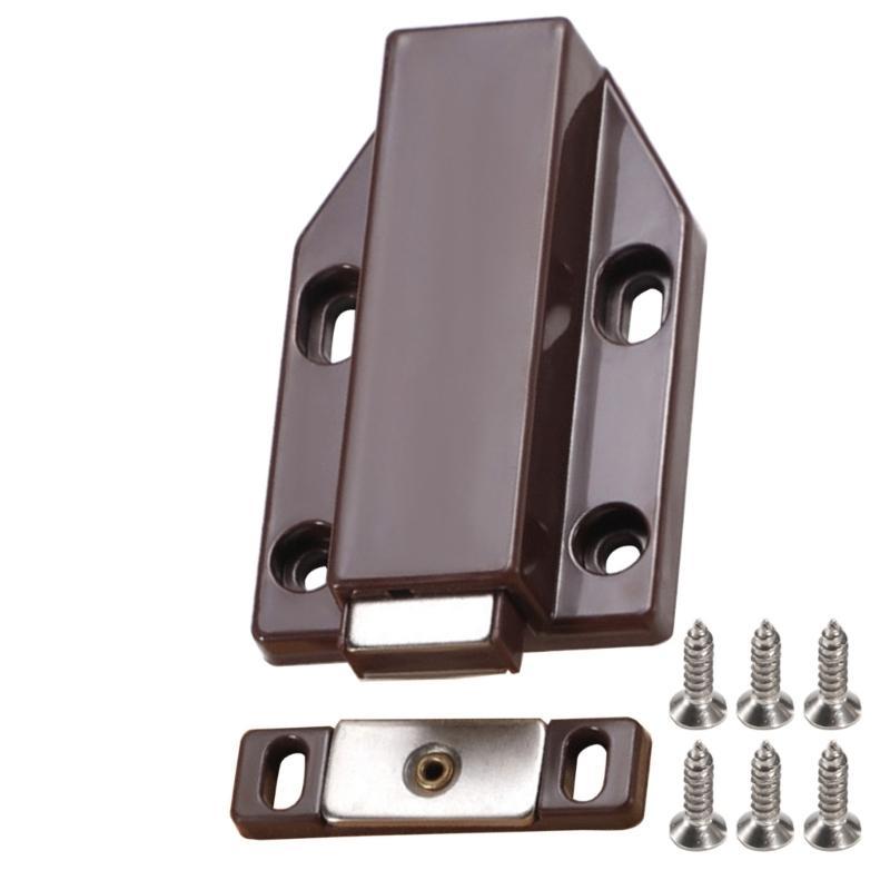 652F Push Release Cabinet Hardware Set 4 Screw Mounting Point Not Corrosion Finish Closers for Smooth Door Functionality