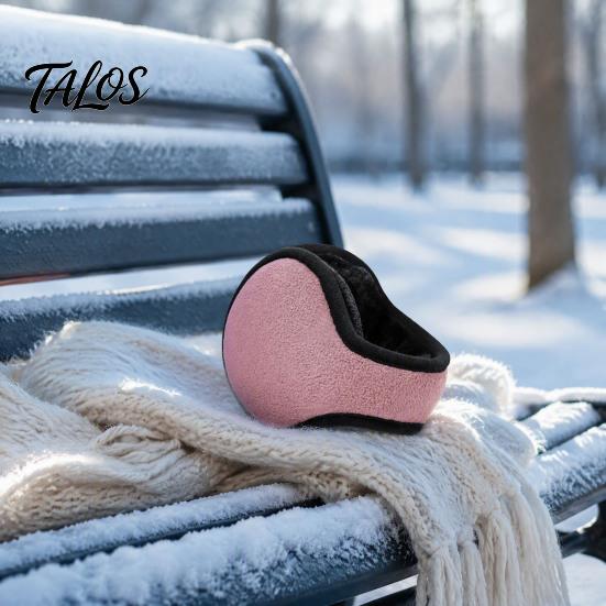 Adjustable Windproof Ear Covers Foldable Winter Muffs for Men Women, Fleece Warm Warmers, Autumn Daily Commuting Gear Portable Outdoor Cold