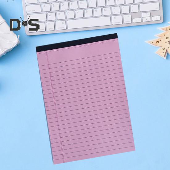 4Pcs Color Notepad 50 Sheets Printing Lined Paper Pads Duplex Printing Notebook Note-taking Paper Set Office Stationery Supplies