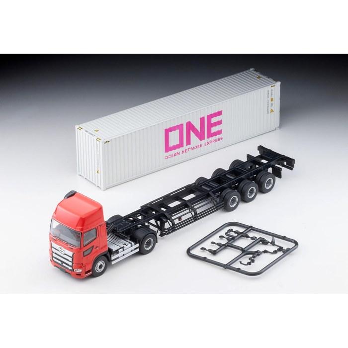 TOMYTEC Tomica Limited Vintage Neo 1/64 LV-N292d Hino Profia 40ft Container Trailer (Toho Sharyo TC36H1C34) Ocean Network Express Gray