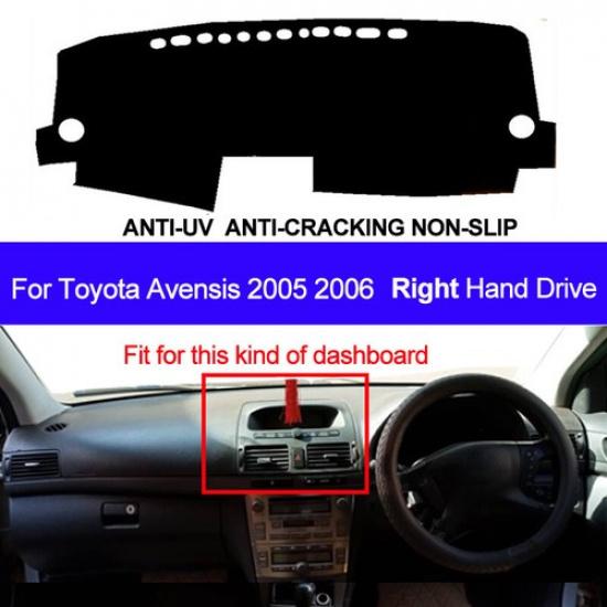 For Toyota Avensis 2005 2006 Car Dash Mat DashMat Dashboard Cover Pad Carpet