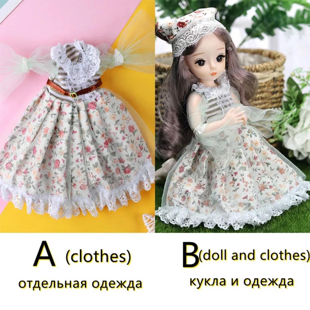30cm Cute Princess Doll Set or Doll Clothes 21 Joints Moveable Doll Kids Girl Doll Toy Gift 1/6 Bjd Doll