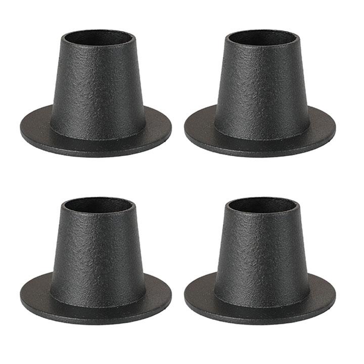 4Pcs Black/gold Candle Holders Retro Candlestick Stand Dining Tables Decor for Home Wedding Party Anniversary Housewarming Gifts