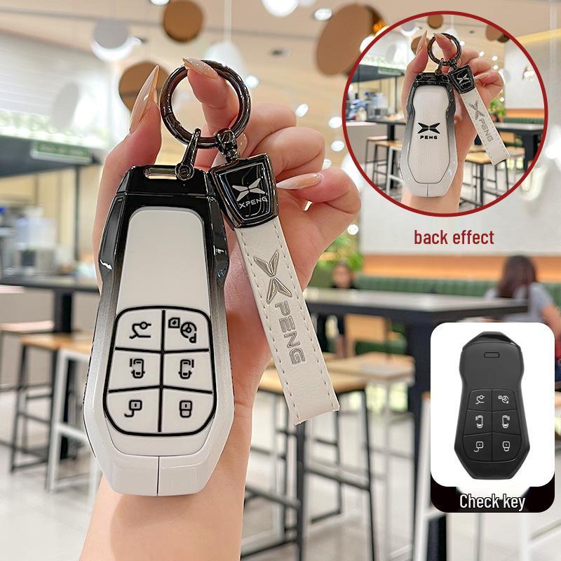 XPeng X9 Flip Key: Protective Case, Cover, Keychain Decoration/Modification