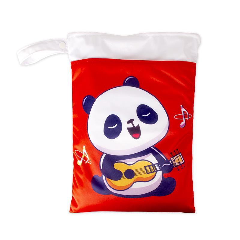 Cartoon Cute Waterproof Wet/Dry Separation Storage Bag (25x35cm) for Travel and Clothing