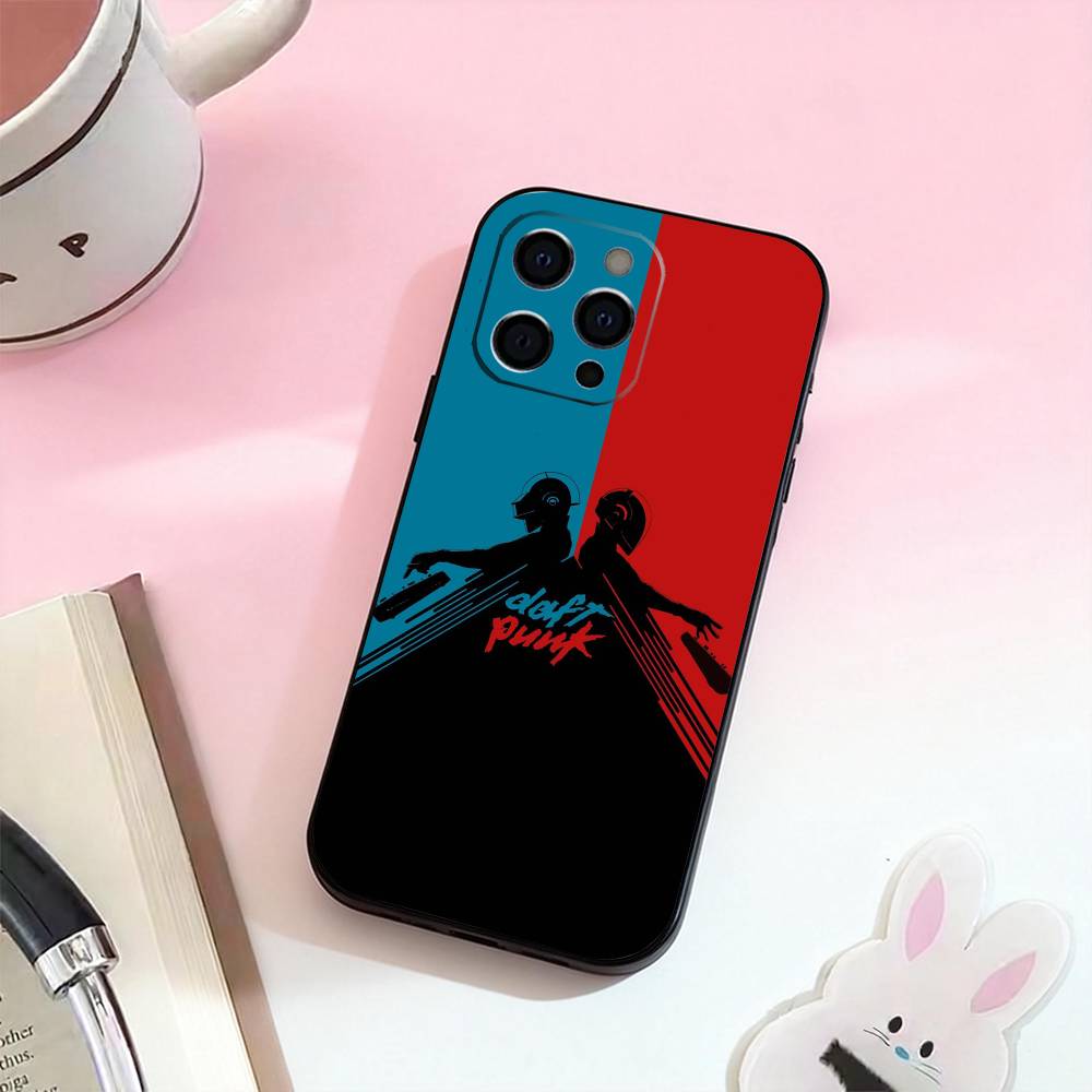 Hot Daft Punk cool Phone Case Silicone Soft For IPhone 17,16,15,14,13,12,11,XS,Plus Pro Max