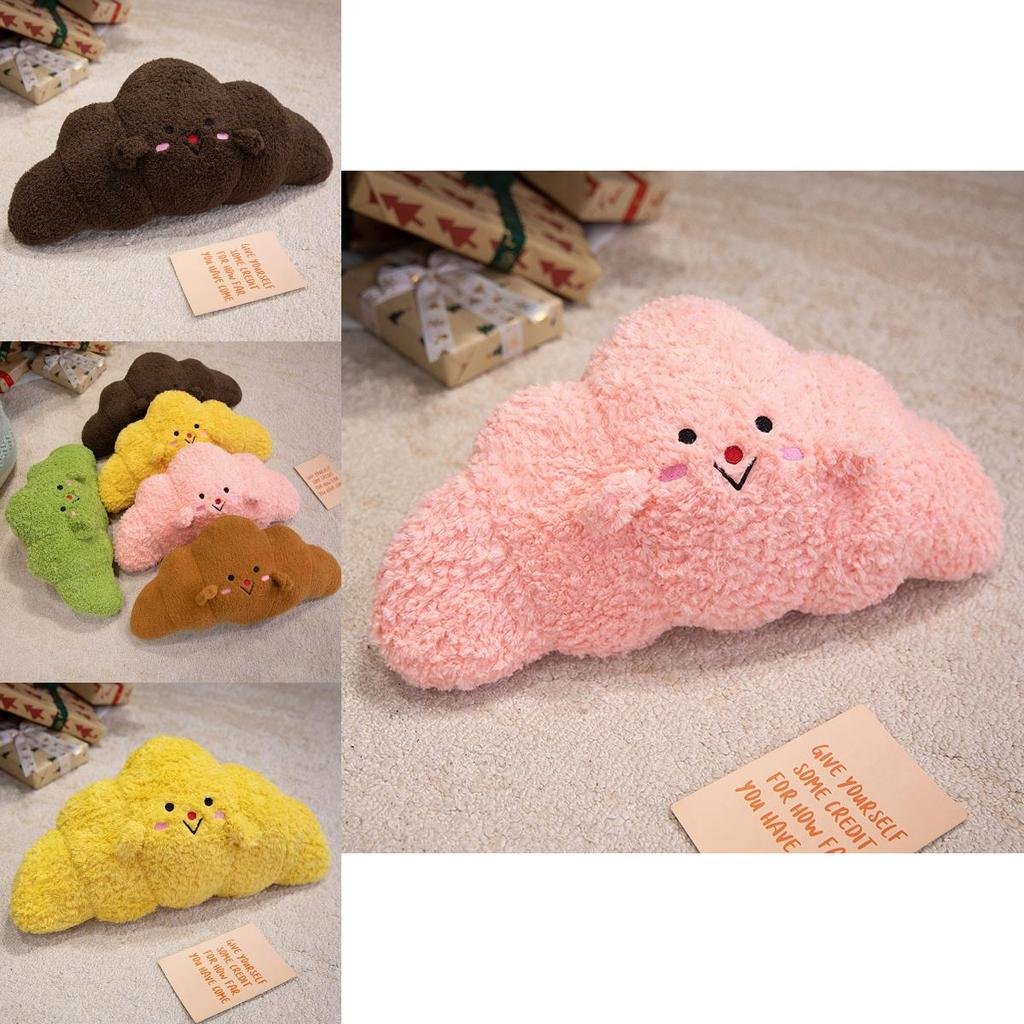 Cute Croissant Pillow Plush Cushion For Teen Bedroom Decor