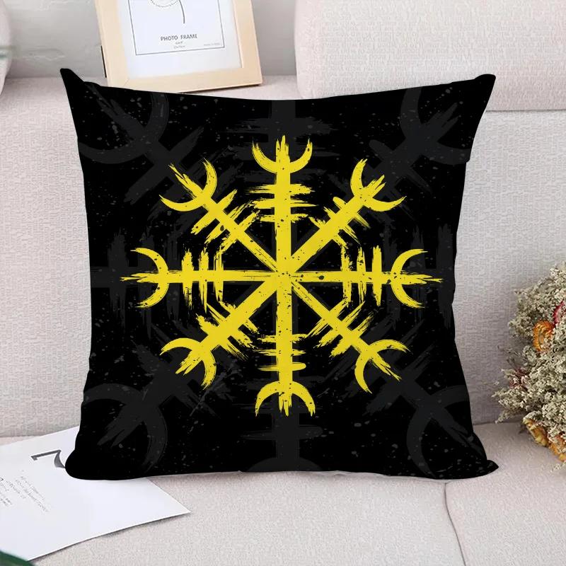 Viking Talisman Decorative Pillowcases For Pillows Cushion Pillowcase Home Decoration Accessories Twin Size Bedding