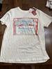 Budweiser King Of Beers Retro Style T-Shirt Größe Klein Offiziell Lizenziert Weiß