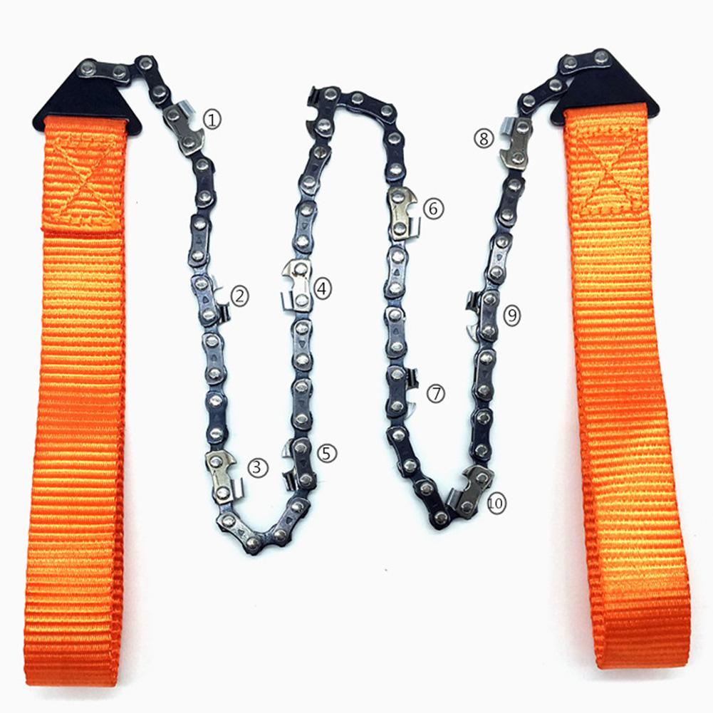 Hand-drawn Wire Saw Field Mountaineering Life-Saving Chain Saw Tool Multi-function Saw Chain Pocket Chain Saw