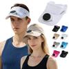 Quick-drying Solar Fan Sun Visors Hat USB Charging 300/600mA Unisex Sun Hat UV Protection Adjustable Baseball Cap Summer Outdoor