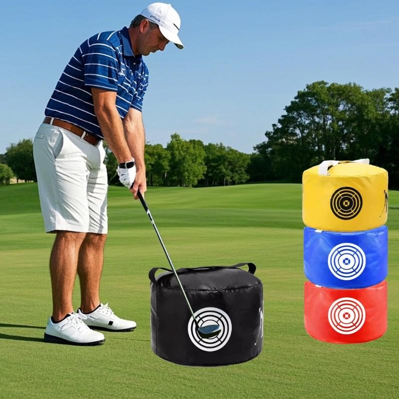 Multifunctional Golf Training Bag with Storage for Clubs and Accessories Includes Accuracy Targets for Practice