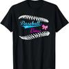 Baseball Gender Reveal Team Shirt-Baseball or Bow Party Team T-Shirt