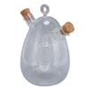 2 in 1 Öl- und Essigspender Flasche Klarglas Olivenöl Essigspender Essigflasche für