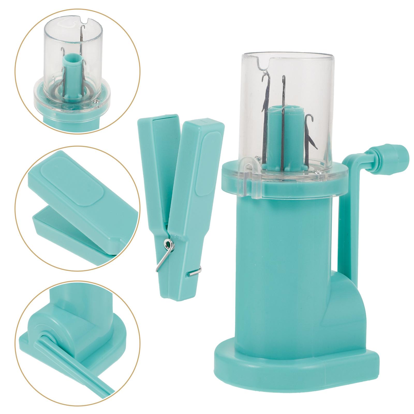 

Green Hand Operated Winding Machine Spool Knitter Diy Hand Knitting Mill Yarn Winder Weave Tool Rotating Knitting Device
