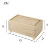 Wooden Storage Box Coffee Bean Storage Container Nut Spice Storage Box Tea Canister Eco-friendly Kitchen Organizer Case