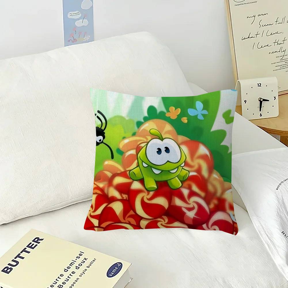 Anime o-o-Om Fun Nom Stories  Pillow Gift Home Office Decoration Bedroom Sofa Car Cushion Cover Case 45x45