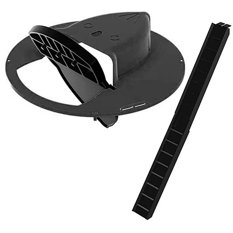 

Для откидного N-выдвижного ведра с крышкой, мышеловка, мышей, крыс, автоматический сброс, охотничья ловушка для мух, гуманные смертельные ловушки для мышей, бытовые мульти-ловушки чёрный