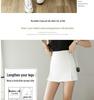 High Waist Elastic Slit Skort - Slimming & Sexy A-Line Shorts for Women 2024