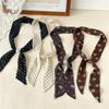 Spring and New Drawstring Scarf Retro High-end Women's Versatile Slim and Long Scarf Fashionable Clothing Accessories
