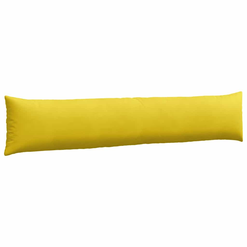 Sofa Cushions 2 Pcs Yellow 200 X 40 Cm Cord Fabric