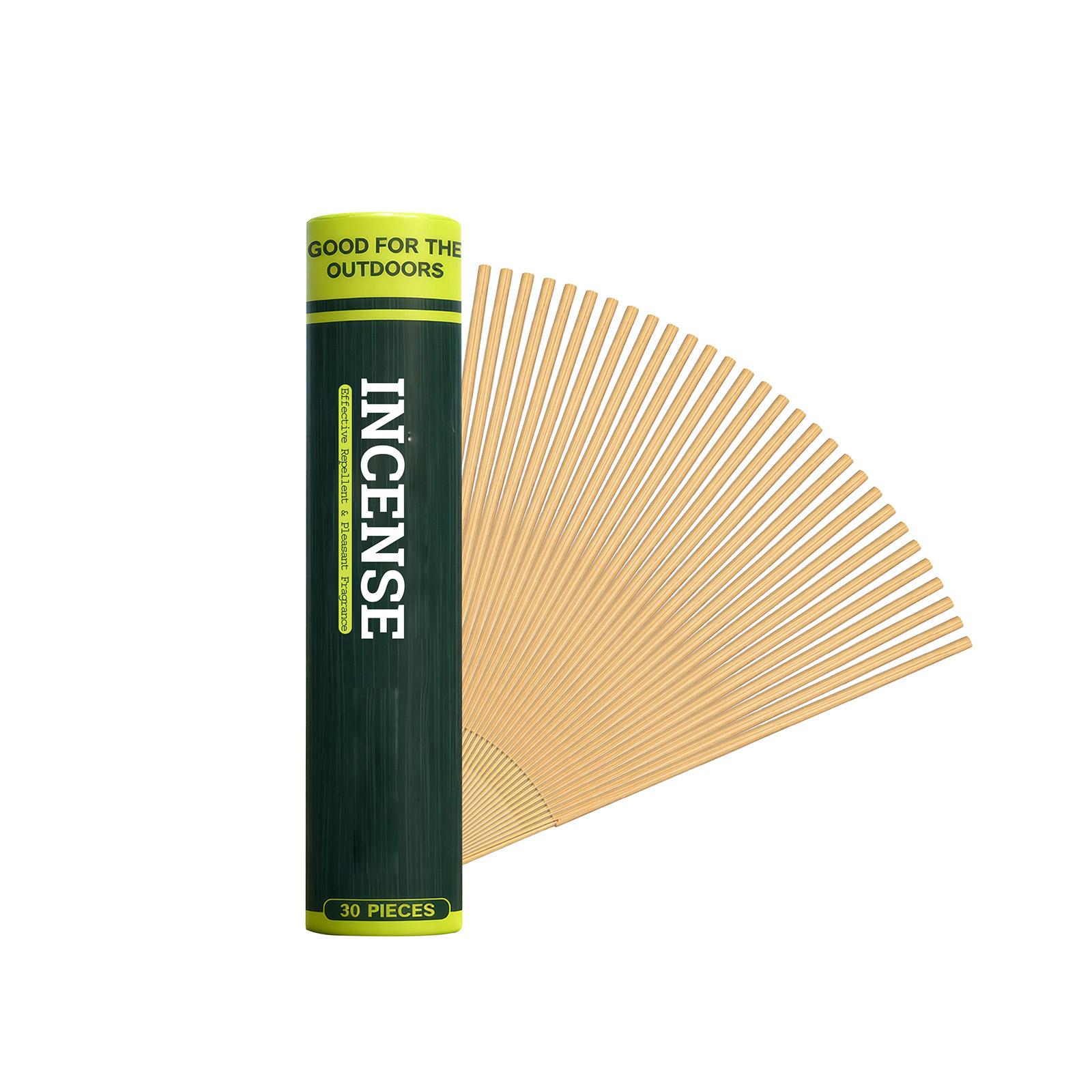 Mosquito Repellent Incense Sticks for Outdoor Use Natural Insect Repellent Aromatic Incense Sticks 30 Pieces Suitable for Camping Backyard Patio