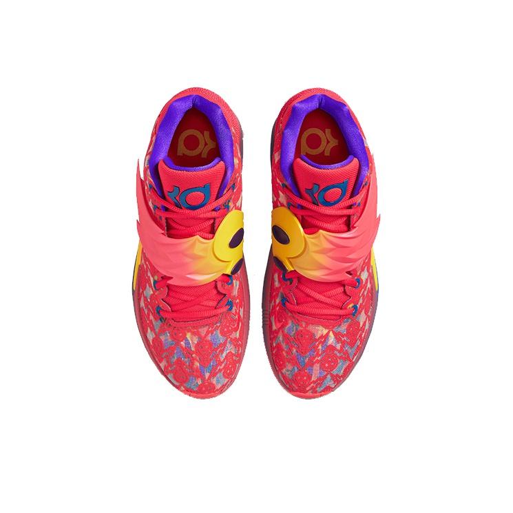 Nike KD 14 Ron English 3 Herren Sneaker Siren-Rot Gelb-Strike DO6903-600