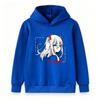 Kids Boys Girls Pullover Hoodie, Anime Demon Girl Horn Printed Casual Long Sleeve Hooded Sweatshirt, Soft Lightweight Streetwear Pullover for Daily We