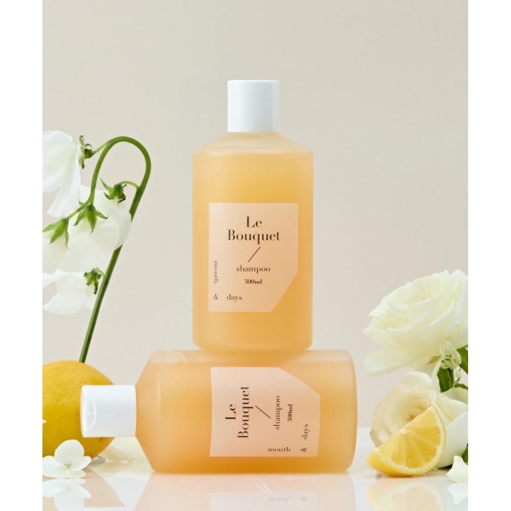 Monthndays Perfume Care Shampoo Le Bouquet Floral Fragrance 300ml 2 FREE