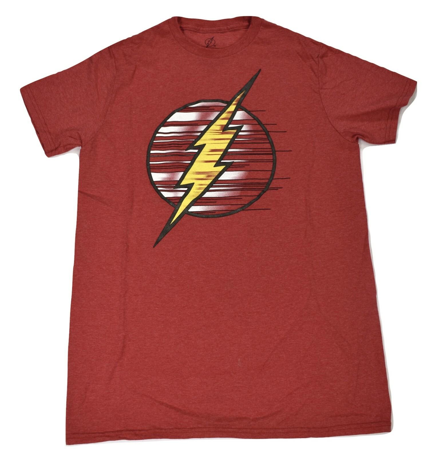 The Flash Mens Text Lightning Bolt Tee Shirt New M L XL 2XL XL