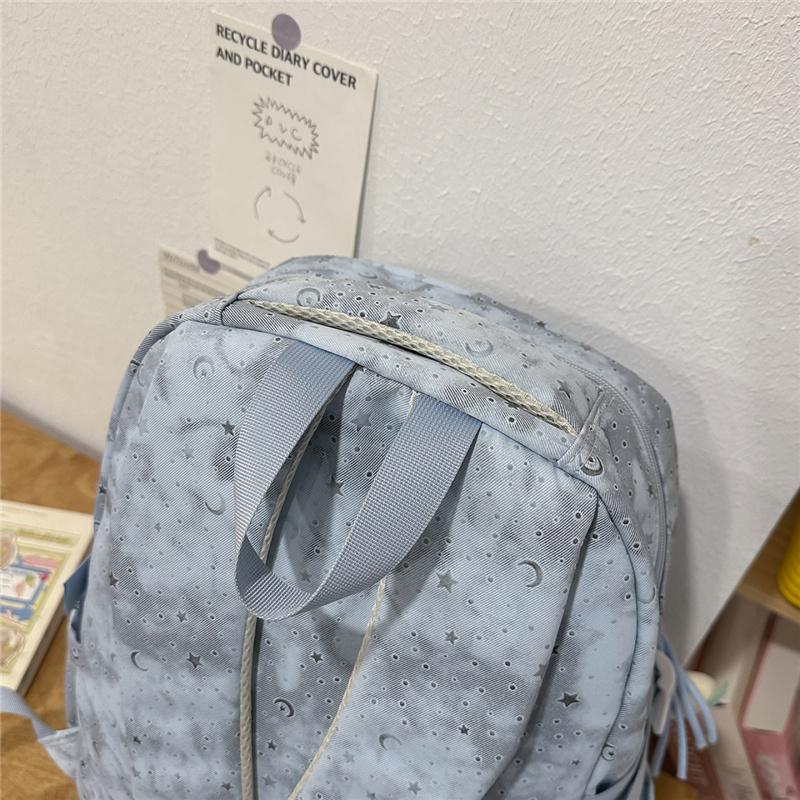 Student Schoolbag Women's Tie-Dye Large Capacity Backpack