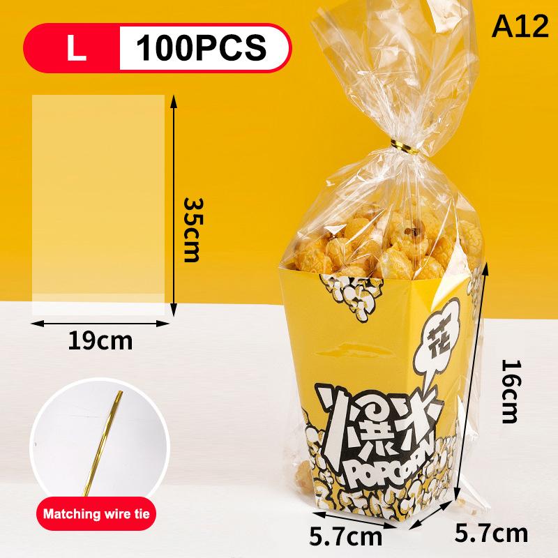 Disposable Popcorn Buckets Container Holder Paper Cup Popcorn Boxes Packaging Box For Theme Birthday Party Decoration