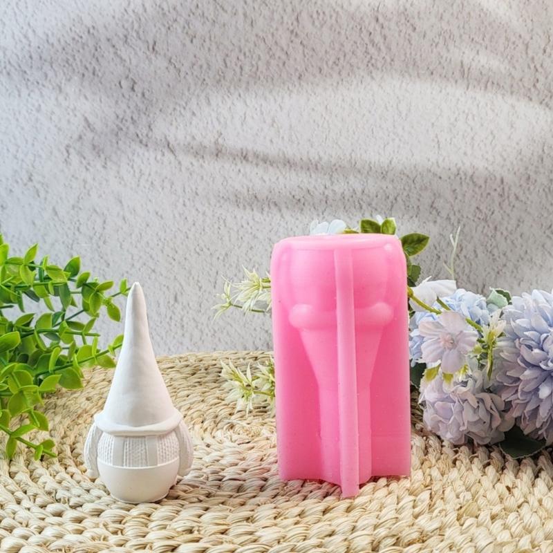 Christmas Dwarf Figurine Silicone Molds for Epoxy Resin Candle Making Home Decoration Cement Gypsum Silicone Molds