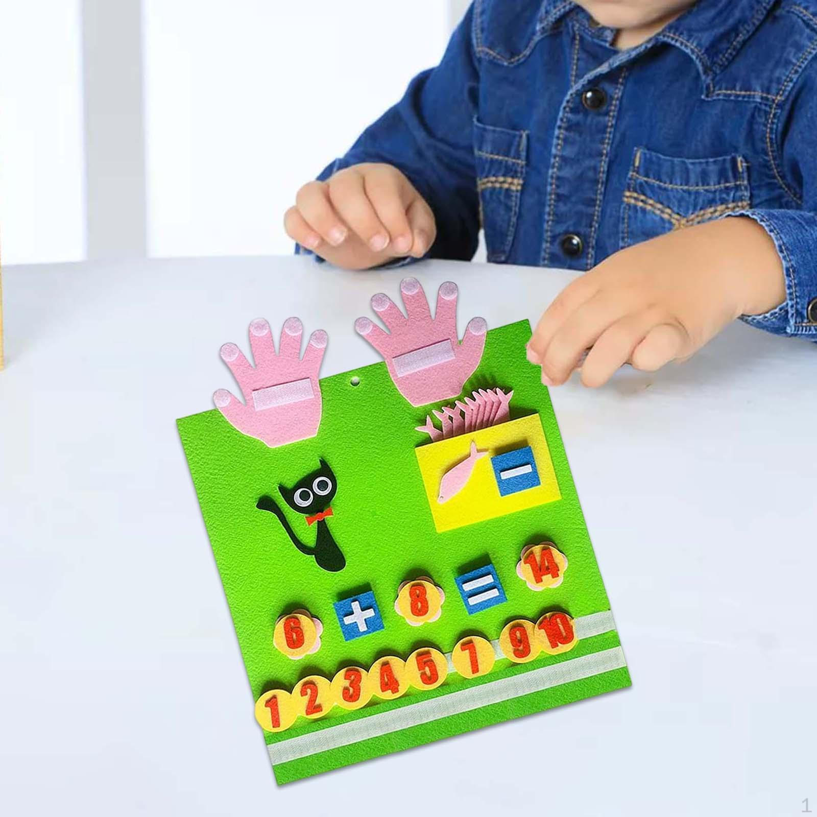 Доска Пальцевые Цифры Счетная Игрушка Рука Цифра Математика для 2-7 Лет Style A