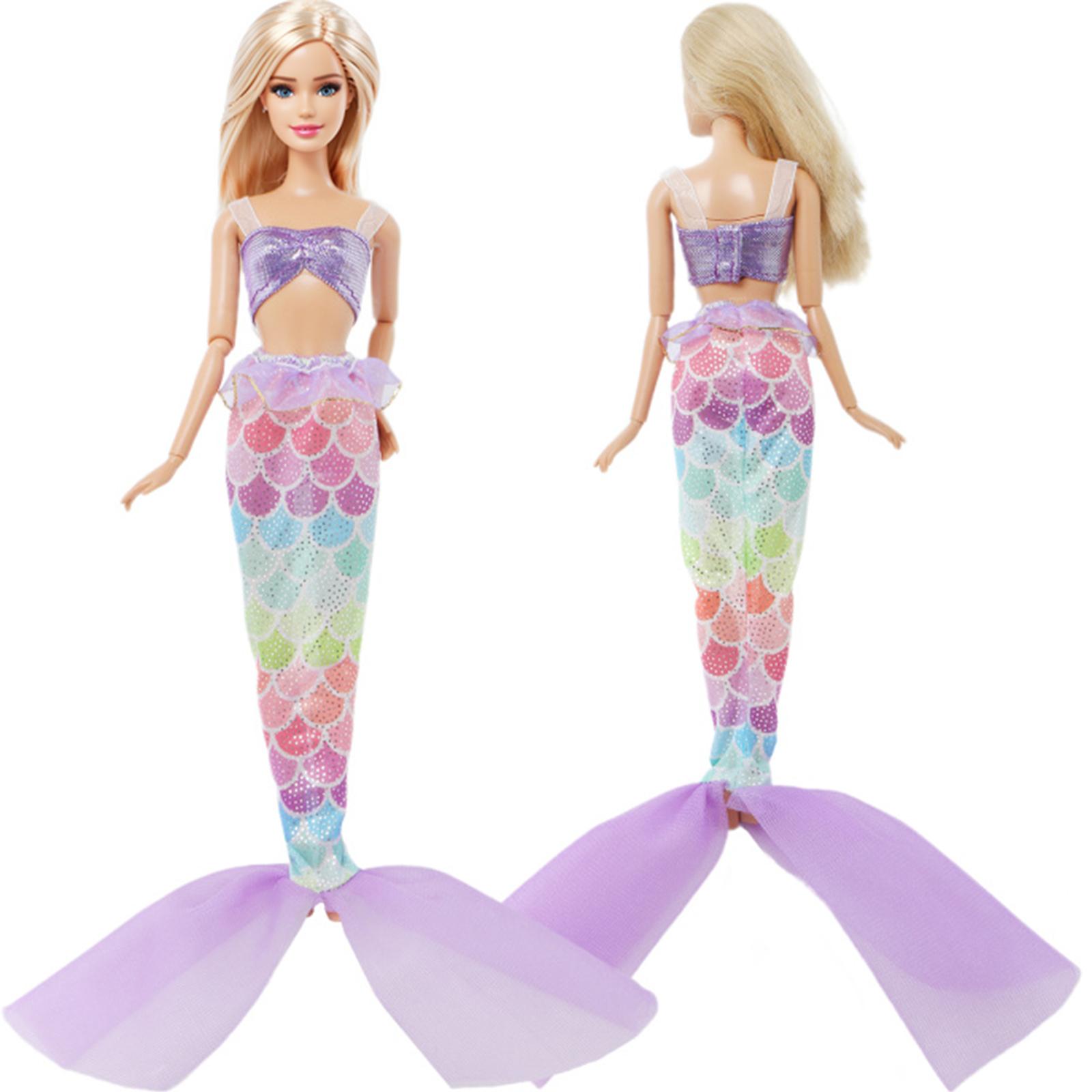 

1x Наряды принцессы для куклы, вечерние бальные платья, одежда для 30-сантиметровой куклы, аксессуары 1/6, куклы 11,5 дюймов, игрушка для девочки(НЕТ КУКЛ) фиолетовый