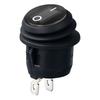 Waterproof and Oil Resistant Round Rocker Switches 2 Pin 2 Position for Home Appliances and Industrial Control