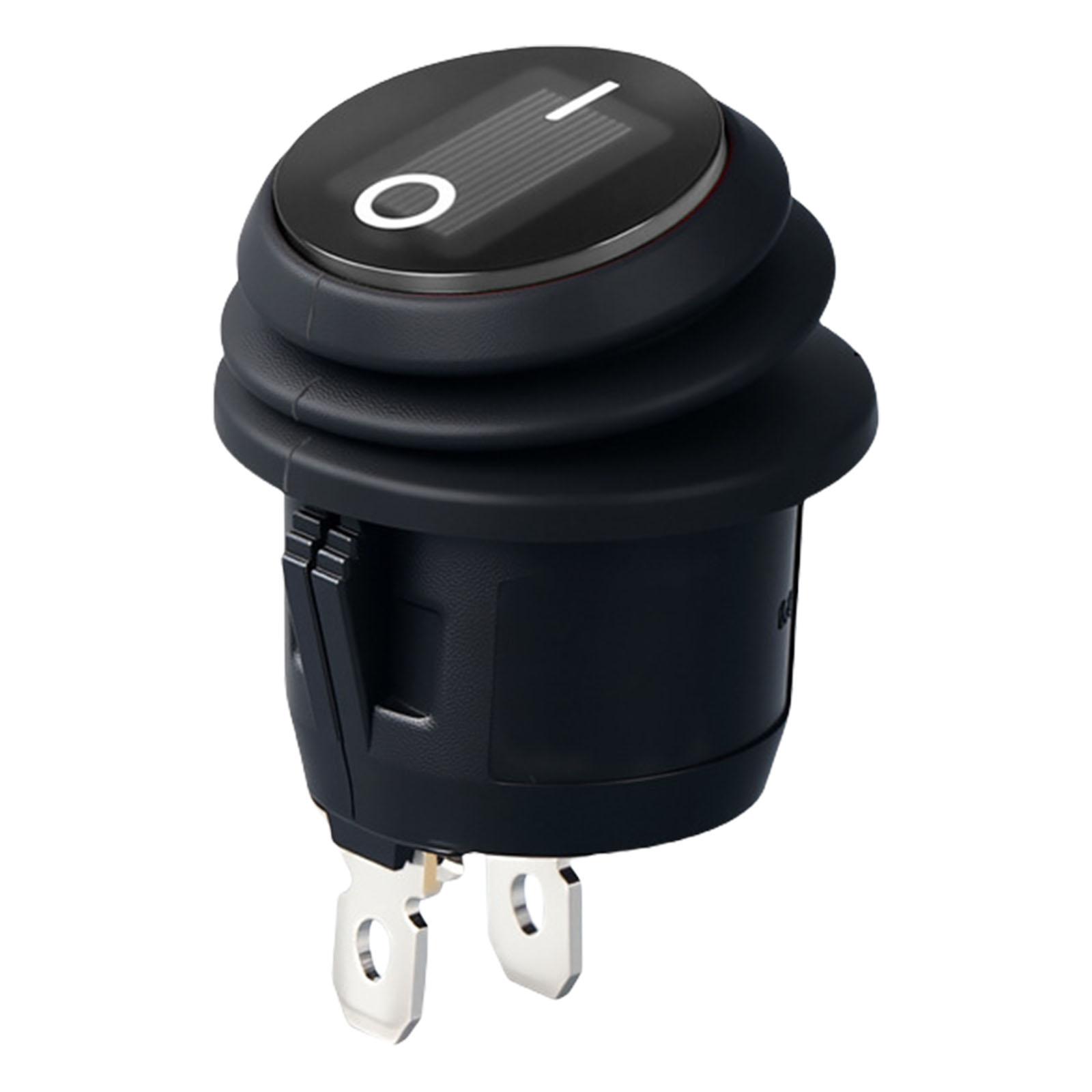 

Multipurpose 2 Pin Round Switches 2 Position With Water Protective for Electronics Enthusiasts and Maker