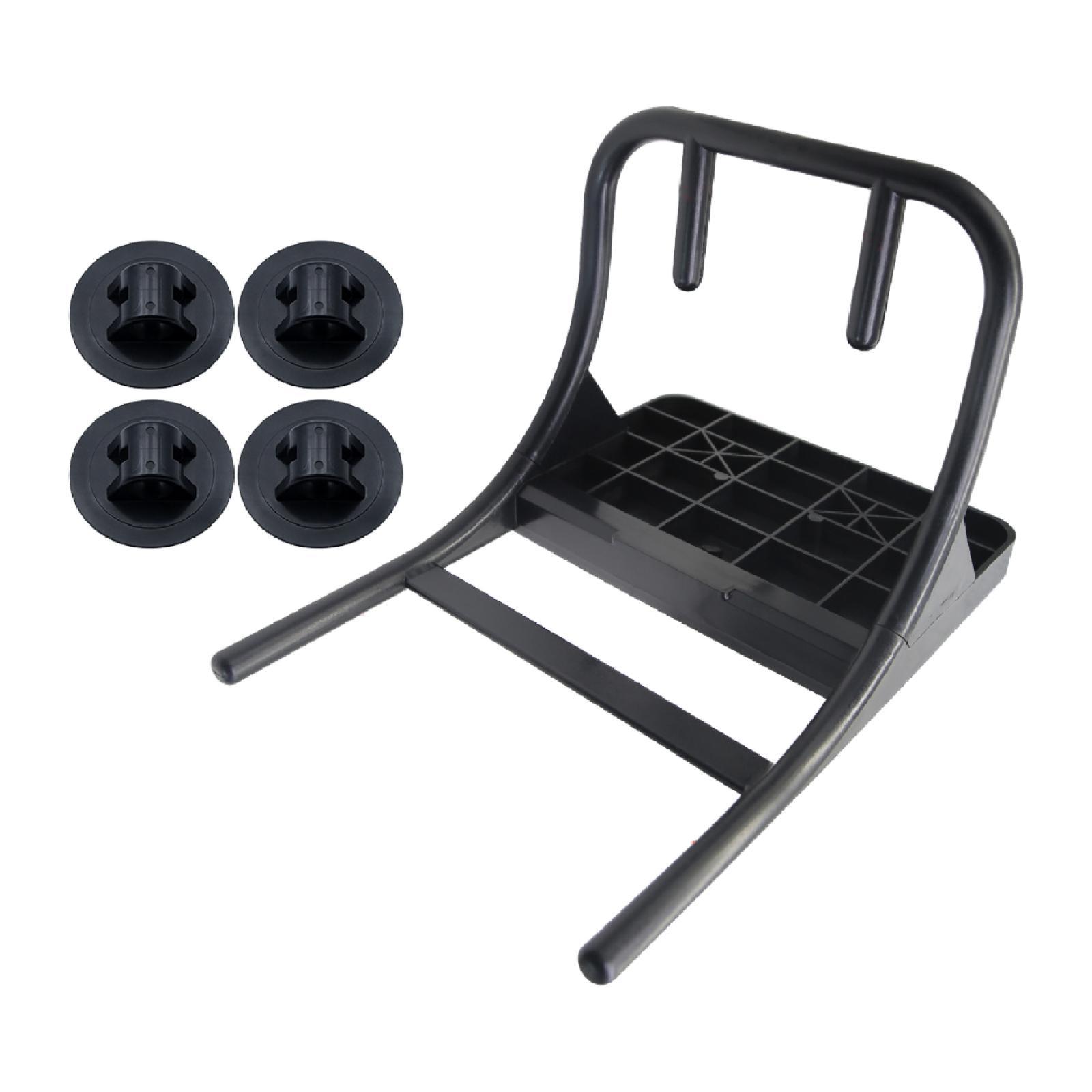 

Boat Motor Mount Bracket Set Stable Marine Heavy Duty Easy Installation Holder Professional High Reliability Fishing Kayak чорний
