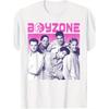 T-shirt Uomo Ufficiale Boyzone Vintage Anni '90 - Foto Iconiche dei Membri & Boyzone Retrò, Maglietta a Maniche Corte Vestibilità Larga per Concerti, Abbigliamento Casual, Nostalgica