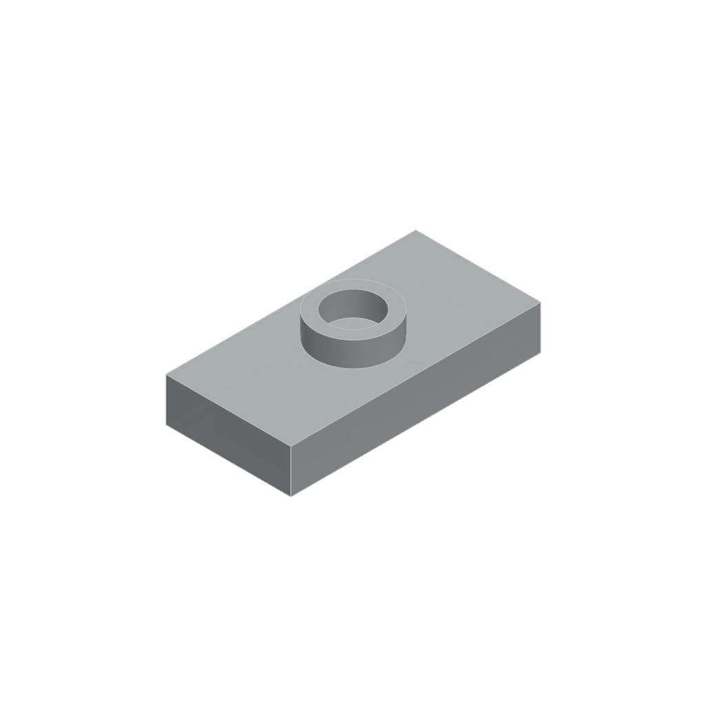 50pcs Building Blocks Modified 1x2 with 1 Stud and Groove Compatible with Major Brands 3794 MOC Bricks