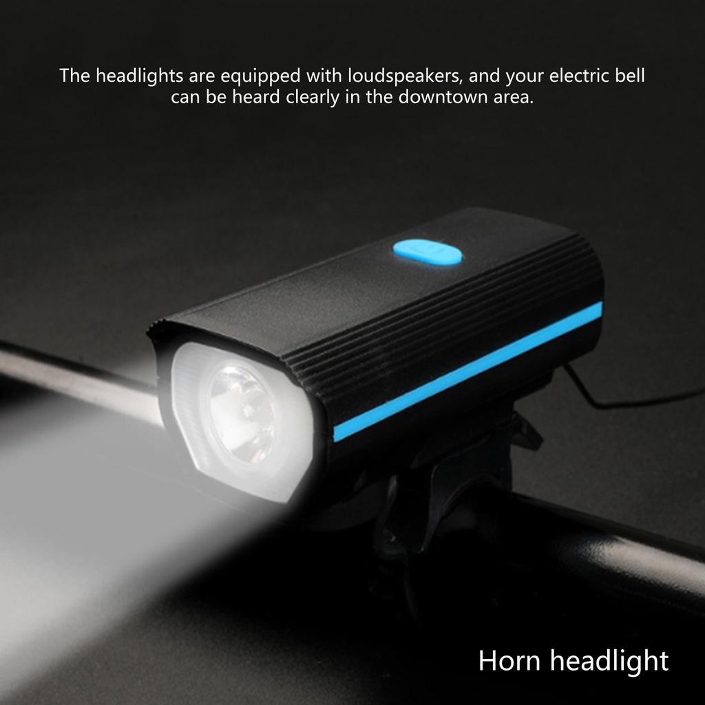 Night Riding Bike Light Headlight USB Rechargeable BMX Light Riding Flashlight Waterproof USB Charging Riding Equipment