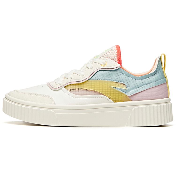 

Anta Life Collection Slip Resistant Abrasion Resistant Low top Skateboard Shoes Women s White Gray Purple 122038063-2 39