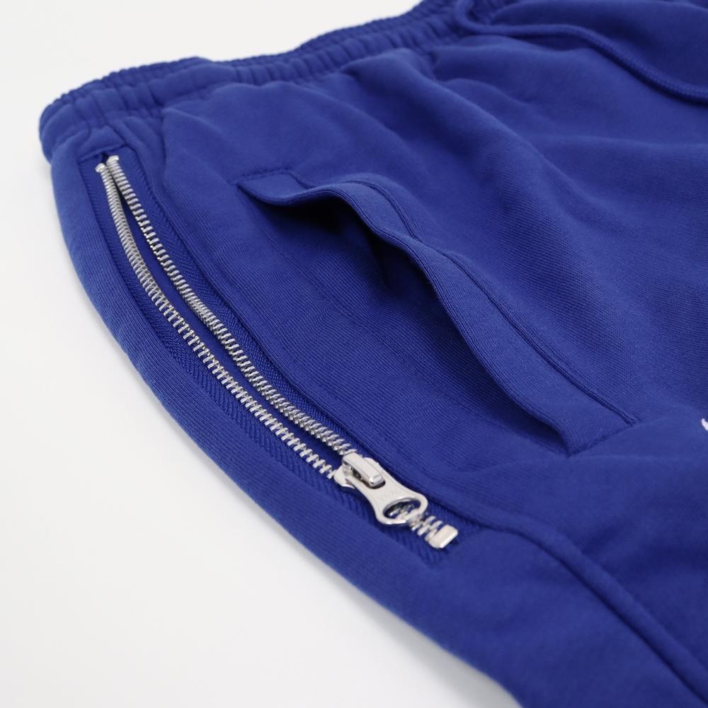 Nike X Kaws NBA Standard Issue City Edition Brooklyn Nets Alphabet Logo Drawstring Jogger Knit Pants Men Bottoms Electrolime-Blue FB4478-495