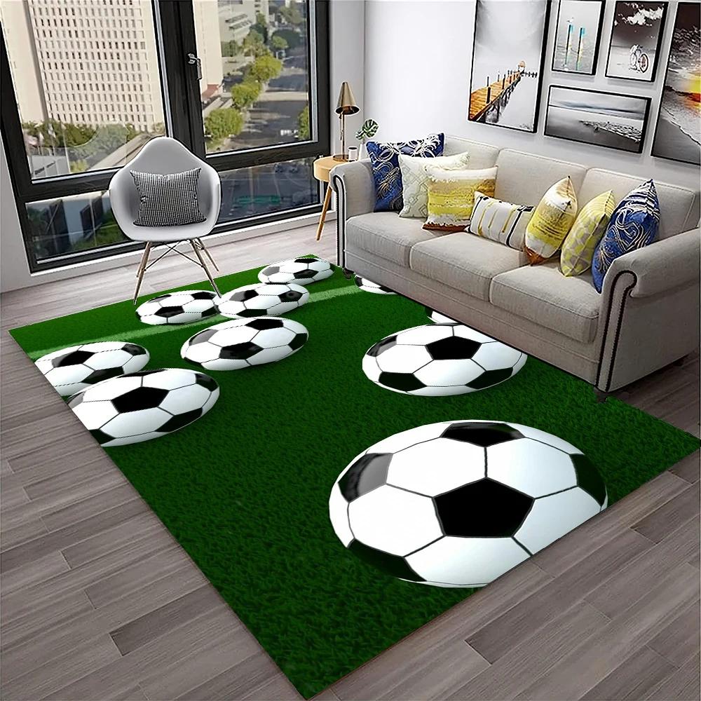 Dywanik dywan na boisko do piłki nożnej do domu salon sypialnia pokój zabaw sofa wycieraczka dekoracja, dywanik do strefy gier dla dzieci mata podłogowa antypoślizgowa