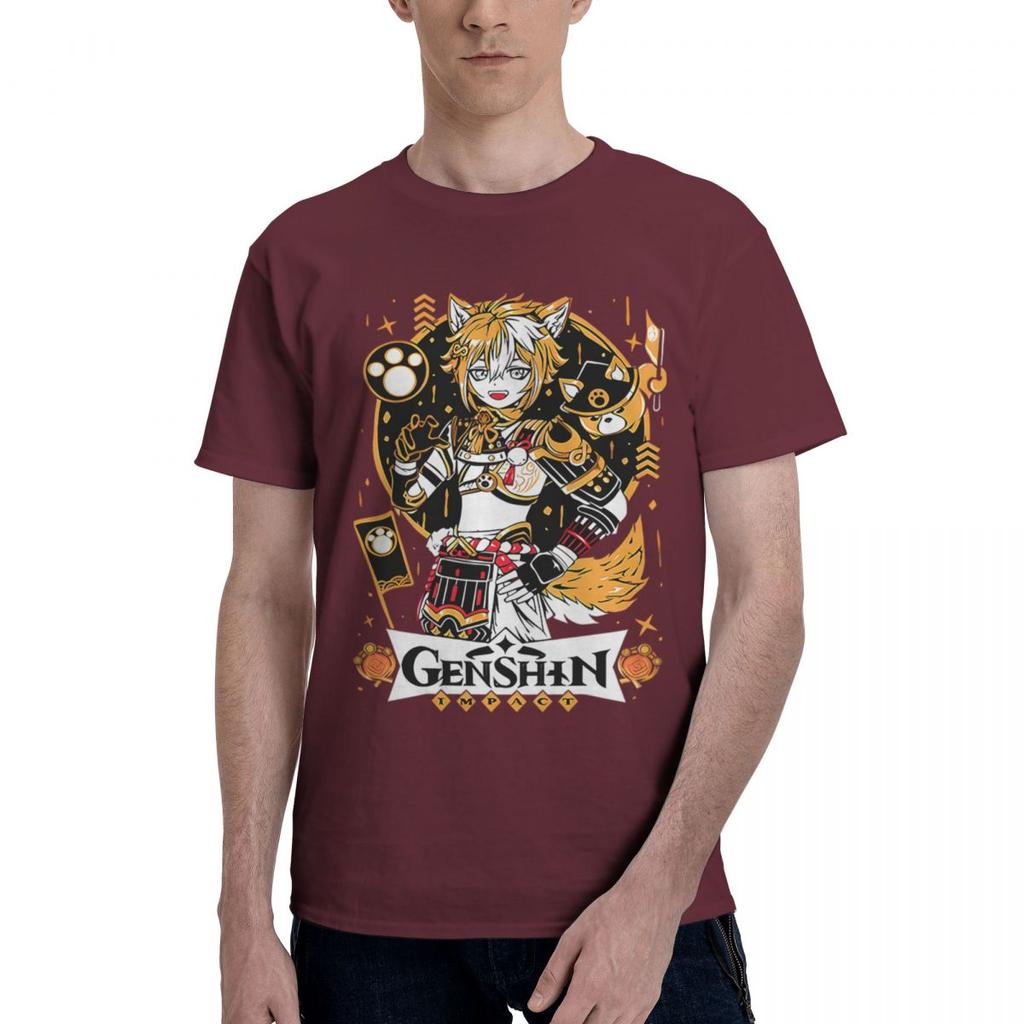 Genshin Impact Gorou 100 Cotton Casual Breathable Confortable Summer New Gifts And TShirts Mens Gifts
