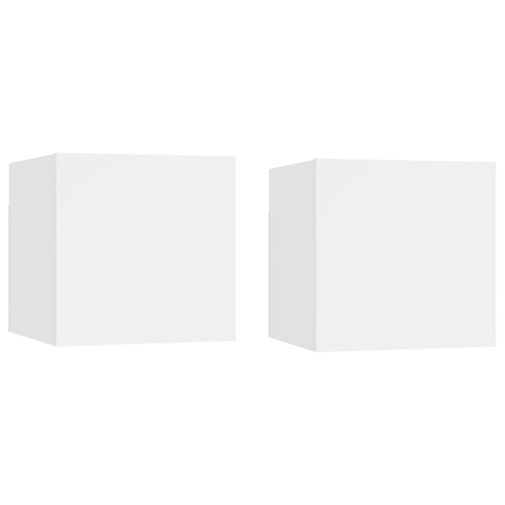 Tables de chevet 2 pcs  30,5x30x30 cm Bois d'ingénierie