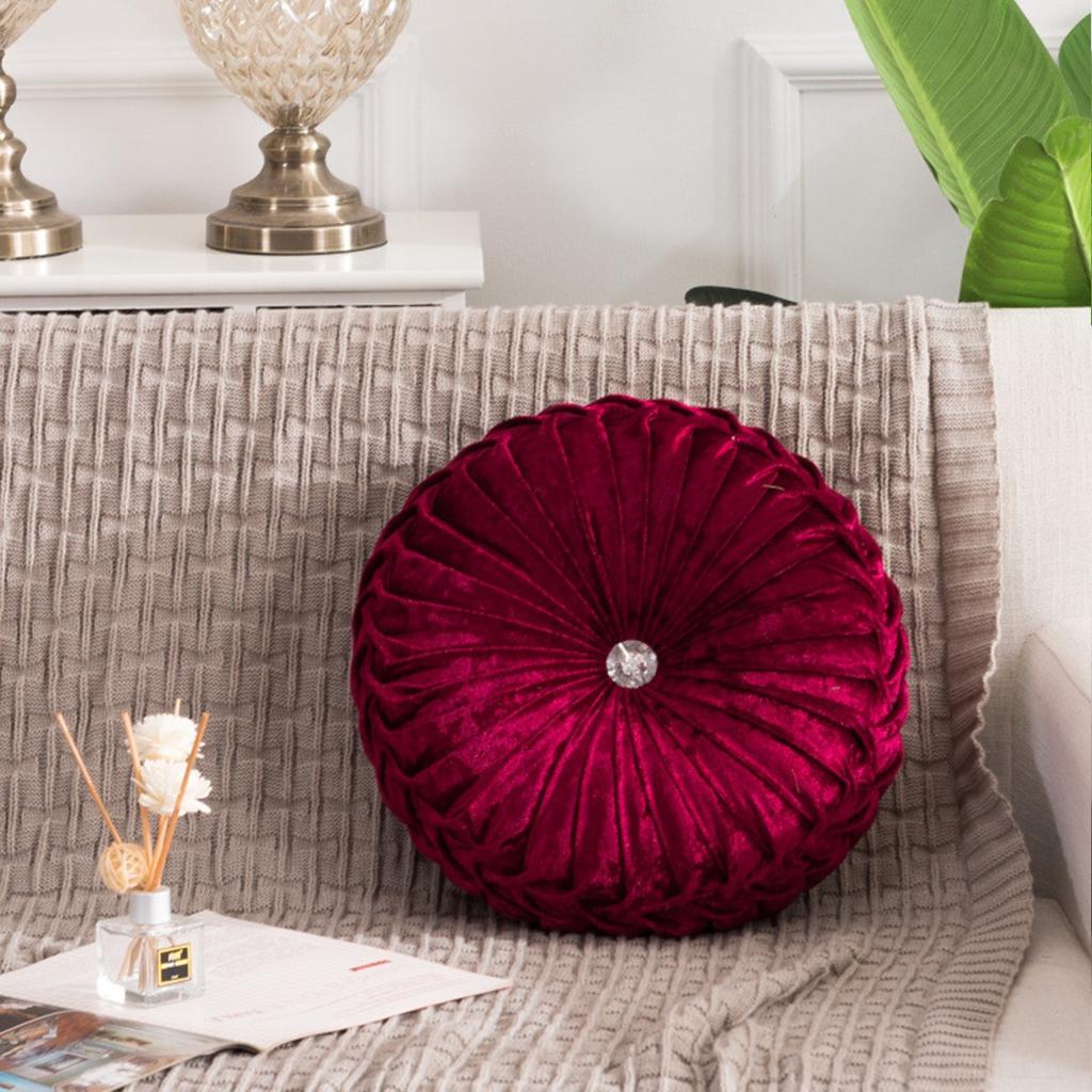 round red cushions