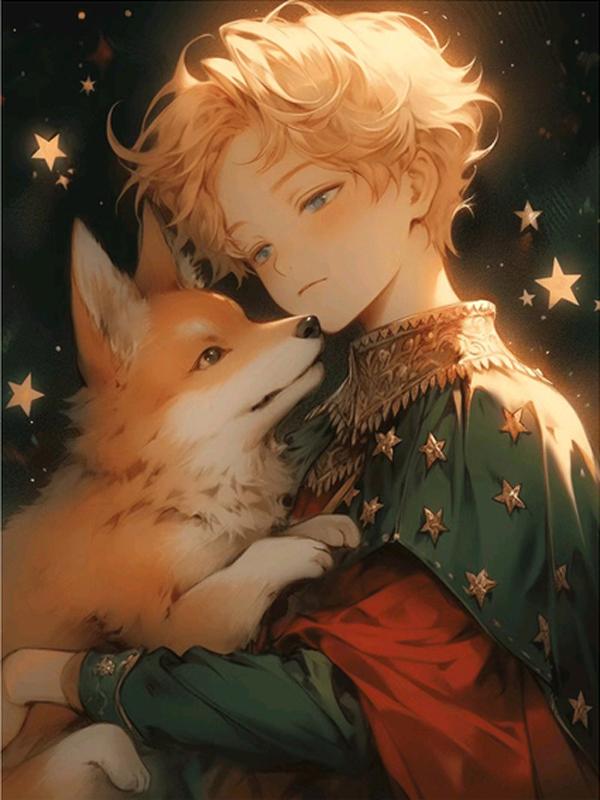 Diamond Painting Cartoon Boy Fox Diy Full Square Round Drill Rhinestone Embroidery New Collection 2023 Animals Mosaic Cross Stitch Kits JX0009