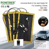 Kit Chauffant Universel Intégré pour Siège Auto 12V Convient pour 2 Sièges avec 4 Pièces de Tapis Chauffants en Fil d'Alliage 108W et Interrupteur de Commande Double à 5 Niveaux