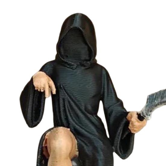 Gothic Desktop Sculpture Handmade Art Ornaments Mysterious Fantasy Figure Halloween Theme Garden Shelf Decoration
